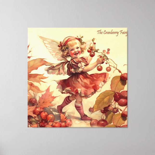 The Cranberrry Fairy Canvas Print (Front)