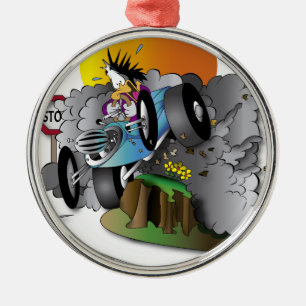 the crash metal tree decoration