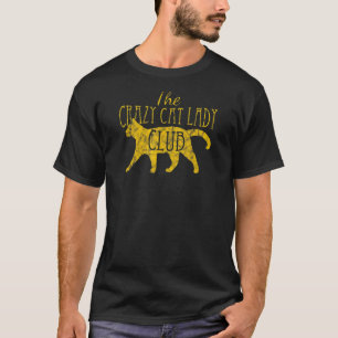 The Crazy Cat Lady Club Distressed 1 T-Shirt