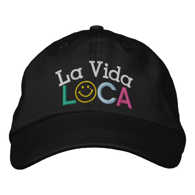 The CrAzY Life .... : ) by SRF Embroidered Hat (Front)