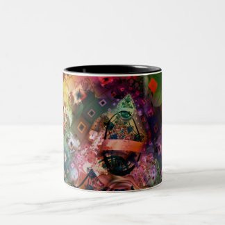 The Crazy Man's Vision Two-Tone Coffee Mug