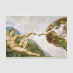 The Creation of Adam by Michelangelo Tissue Paper