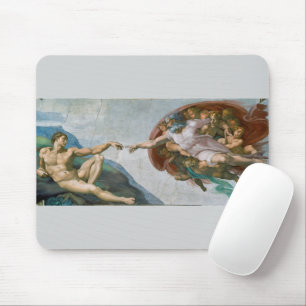 The Creation of Adam (c. 1511) Michelangelo Mouse Mat