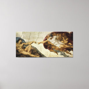 The Creation of Adam Canvas Print
