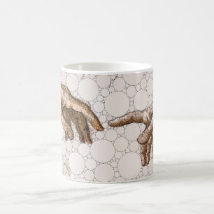 The Creation of Adam, Hands by After Michelangelo Coffee Mug