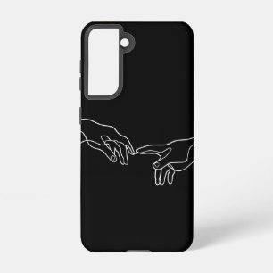The Creation of Adam hands, Michelangelo  Samsung Galaxy Case