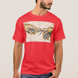 The Creation of Adam Hands Touch Universe Art Yell T-Shirt