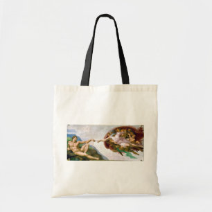 The Creation of Adam, Michelangelo, 1508-1512 Tote Bag