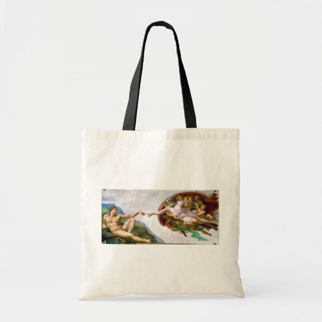 The Creation of Adam, Michelangelo, 1508-1512 Tote Bag (Front)
