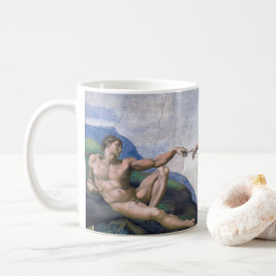 “ The Creation of Adam ” , Michelangelo Coffee Mug