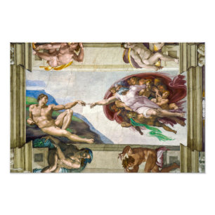 The Creation of Adam   Michelangelo   Photo Print