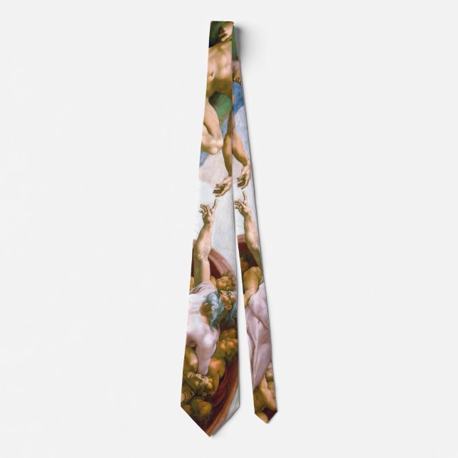 The Creation of Adam, Michelangelo Tie (Front)