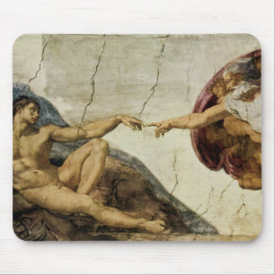 The Creation of Adam Mouse Mat