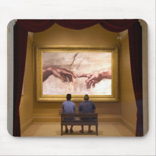 THE CREATION OF ADAM-MOUSEPAD MOUSE MAT