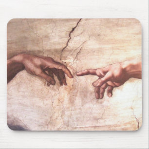 THE CREATION OF ADAM-MOUSEPAD MOUSE MAT