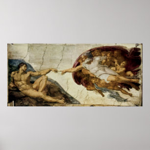 The Creation of Adam Poster