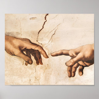 The Creation of Adam Poster