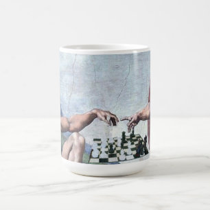 The Creation of Chess Coffee Mug