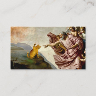 The Creation of Purrfection Business Card