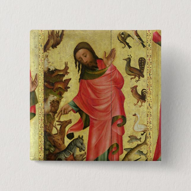 The Creation of the Animals 15 Cm Square Badge (Front)