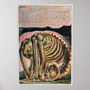 The creation of Urizen in material form by Los Poster