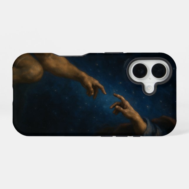 The Creation Touch – Artistic Phone Case (Back Horizontal)