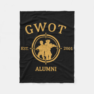 The Creative Armoury Gwot Global War On Terrorism  Fleece Blanket
