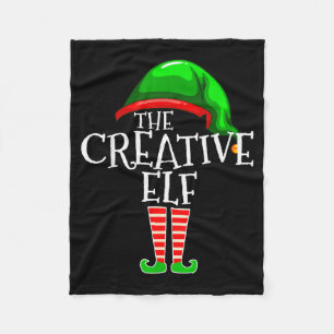 The Creative Elf Family Matching Group Christmas  Fleece Blanket
