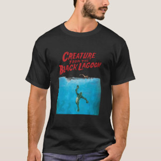 The Creature from the Black Lagoon JAWS parody T-Shirt