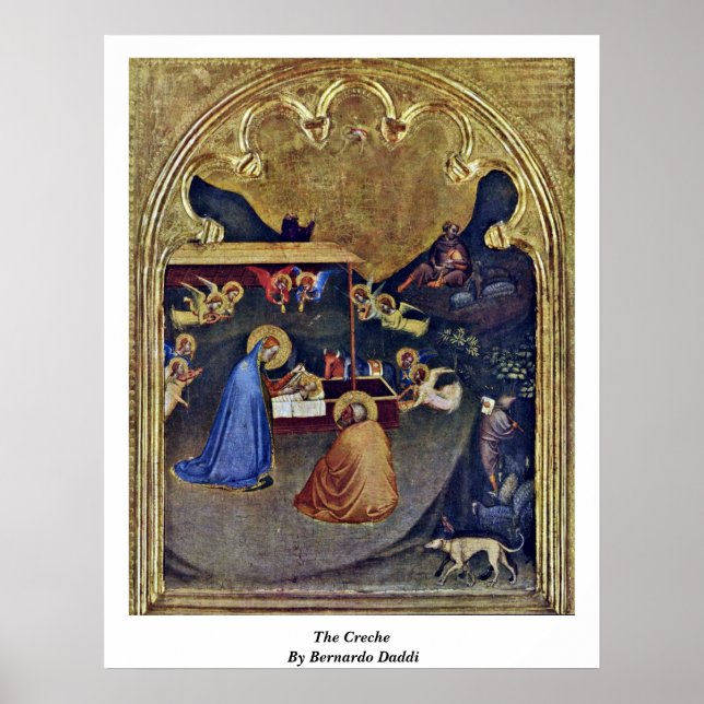 The Creche By Bernardo Daddi Poster (Front)