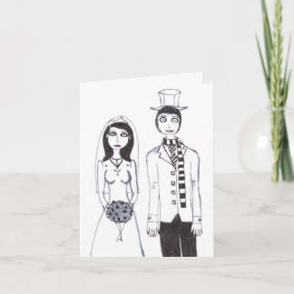 The Creepy Wedding rsvp Invitation