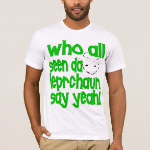 The Crichton Leprechaun Art Remix Tee T Shirt