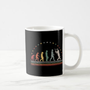 The Cricket Evolution Retro Cricketer Men Cricket  Coffee Mug