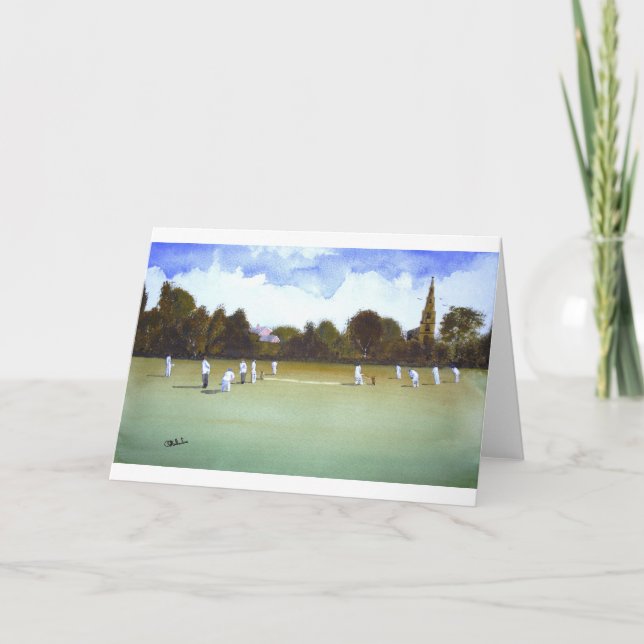 The Cricket Match Card (Front)