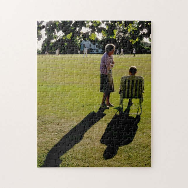 The Cricket Match Jigsaw Puzzle (Vertical)