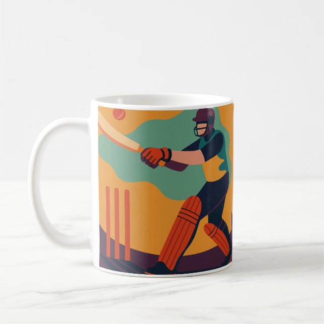 The Cricketer  Coffee Mug (Left)