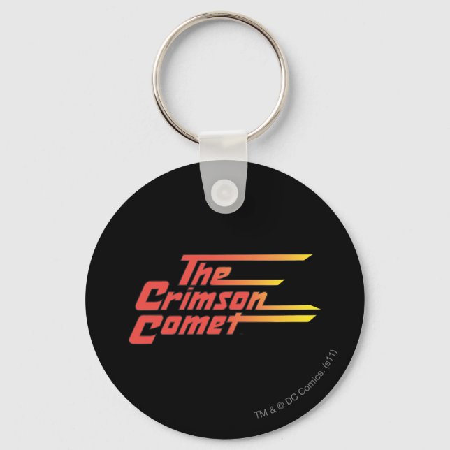 The Crimson Comet Logo Key Ring (Front)