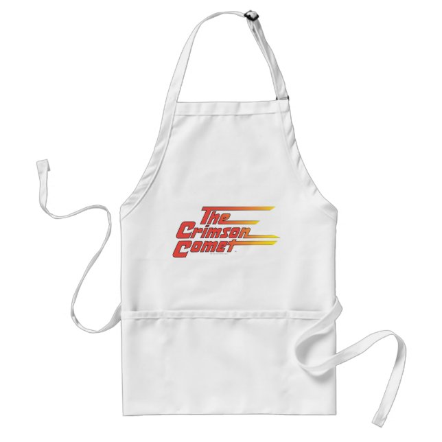 The Crimson Comet Logo Standard Apron (Front)