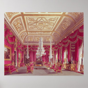 The Crimson Drawing Room, Carlton House Poster