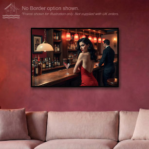 The Crimson Glance – Wall Art Print