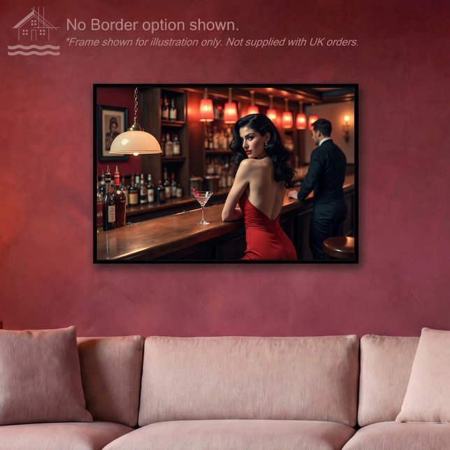 The Crimson Glance – Wall Art Print (Creator Uploaded)