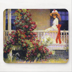 The Crimson Rambler Mouse Mat