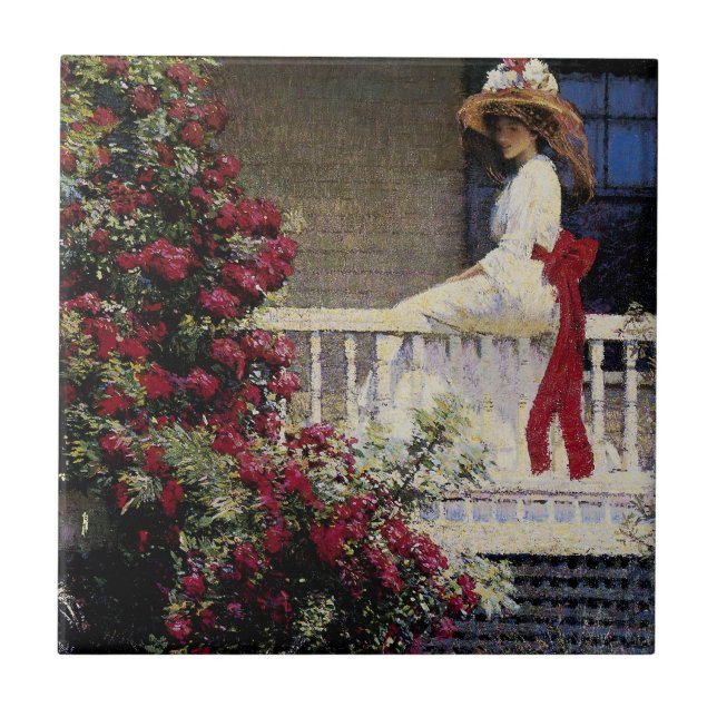 The Crimson Rambler Tile (Front)