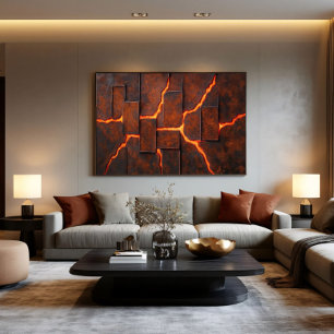 The Crimson Rift Canvas Print