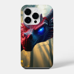 "The Crimson Sentinel: Guardian of the Enchanted F iPhone 14 Pro Case