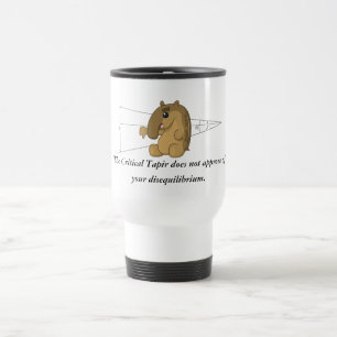 The Critical Tapir Does Not Approve Travel Mug