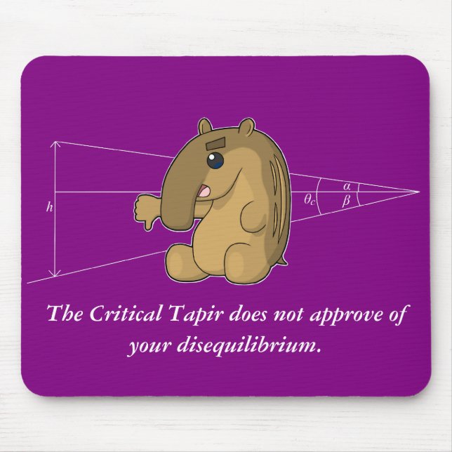 The Critical Tapir- Structural Geology Mouse Mat (Front)