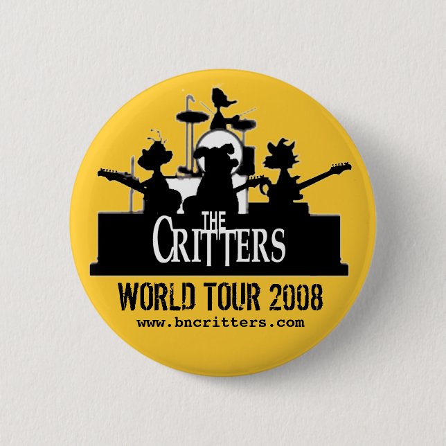 The Critters! concert buttons (Front)