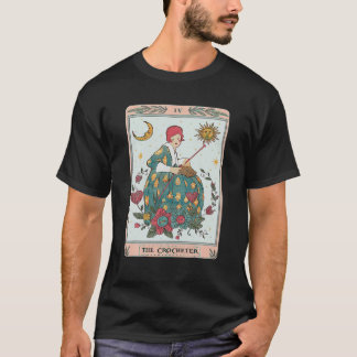 The Crocheter Tarot Card Crochet Cool Quilting Cro T-Shirt