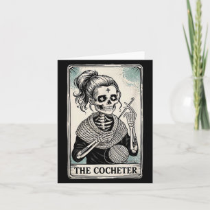 The Crocheter Tarot Card Funny Yarn Design